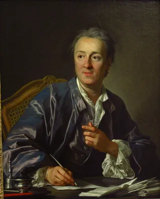 Portrait of Denis Diderot