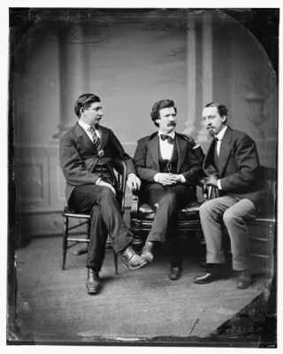 Portrait of Mark Twain