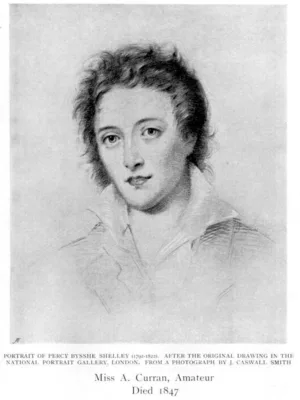 Portrait of Percy Bysshe Shelley