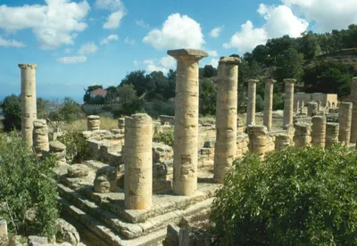 The Temple of Apollo at Cyrene, in modern Libya, Theodorus's home city.
