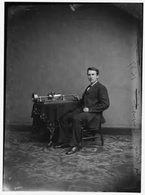 Portrait of Thomas Edison