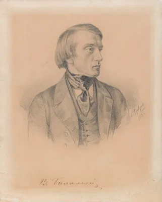 Portrait of Vissarion Belinsky